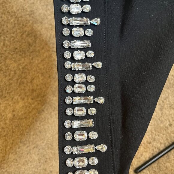 Cinq à Sept Sammy Embellished Slit Gown - Picture 2 of 6